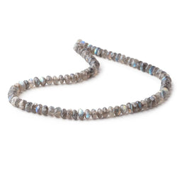 7mm Labradorite Faceted Rondelle Beads 14 inch 94 pieces (ONLINE ORDER ONLY)
