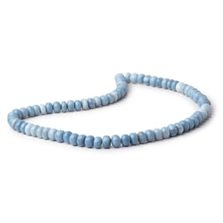 7.5mm Owyhee Blue Opal Plain Rondelle Beads 16 inch 76 pieces (ONLINE ORDER ONLY)