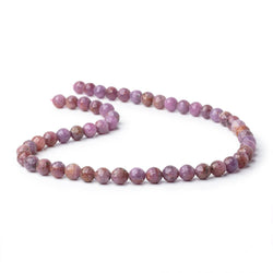 7.5mm Ruby faceted round beads 15.5 inch 50 pieces