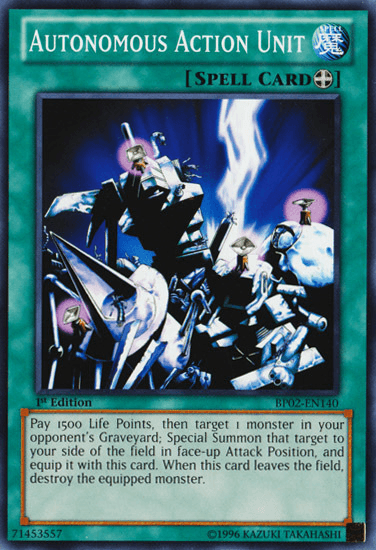 Autonomous Action Unit [BP02-EN140] Common (ONLINE ORDER ONLY)