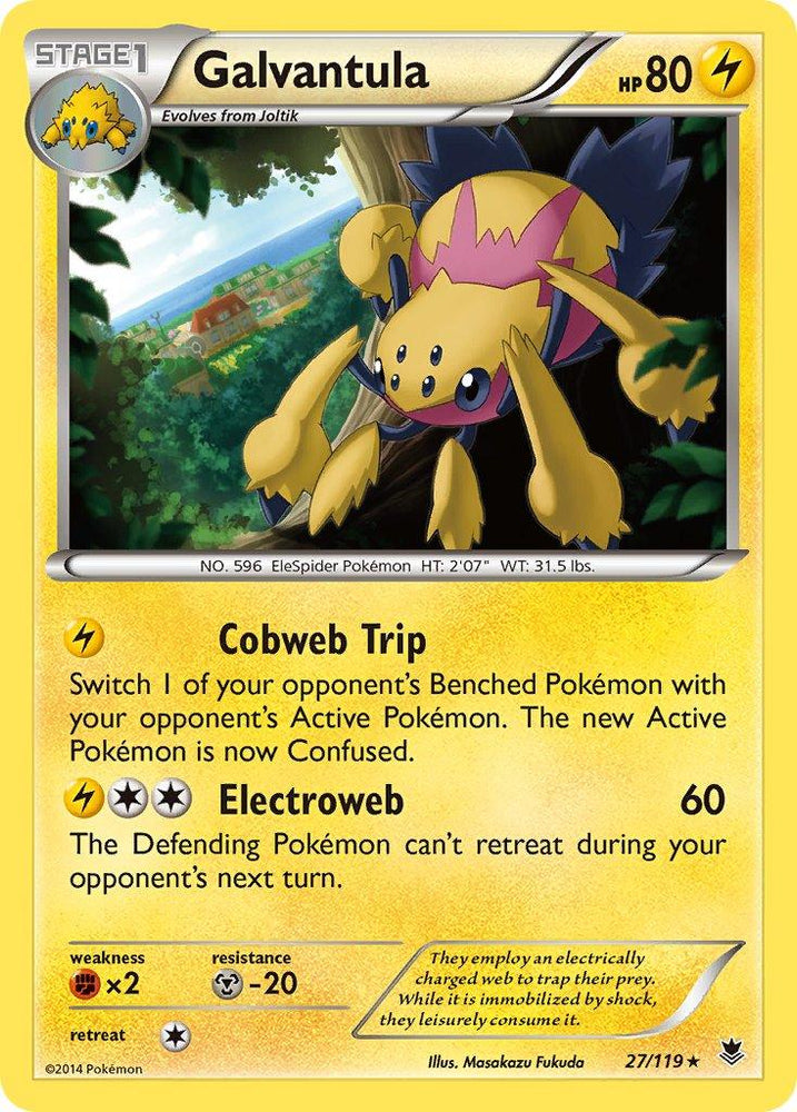 Galvantula(27/119) (Theme Deck Exclusive) [XY: Phantom Forces] (Online Only)