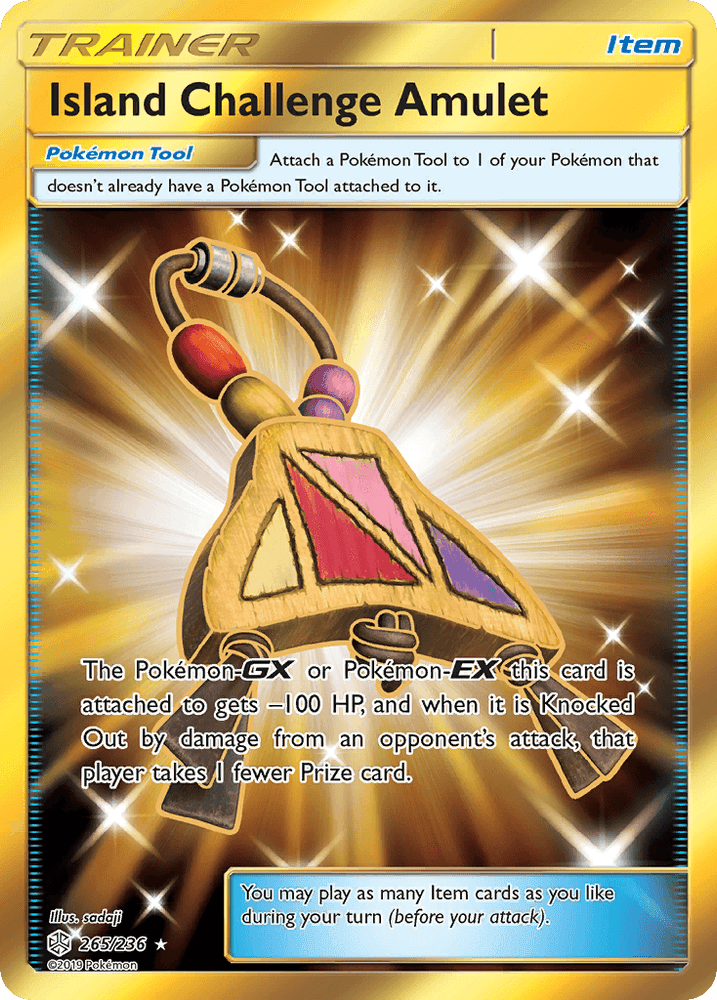 Island Challenge Amulet (265/236) [Sun & Moon: Cosmic Eclipse] (Online Only)