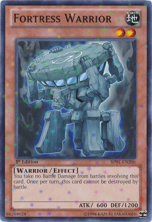 Fortress Warrior [BP01-EN206] Starfoil Rare (ONLINE ORDER ONLY)