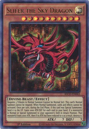 Slifer the Sky Dragon (Ultra Pharaoh's Rare) [KICO-EN063] Ultra Pharaoh's Rare (ONLINE ORDER ONLY)