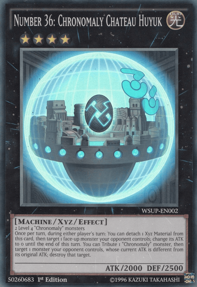 Number 36: Chronomaly Chateau Huyuk [WSUP-EN002] Super Rare (ONLINE ORDER ONLY)