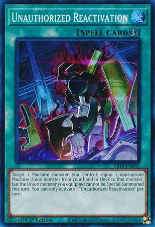 Unauthorized Reactivation [SR10-EN041] Super Rare (ONLINE ORDER ONLY)