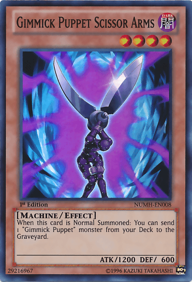 Gimmick Puppet Scissor Arms [NUMH-EN008] Super Rare (ONLINE ORDER ONLY)