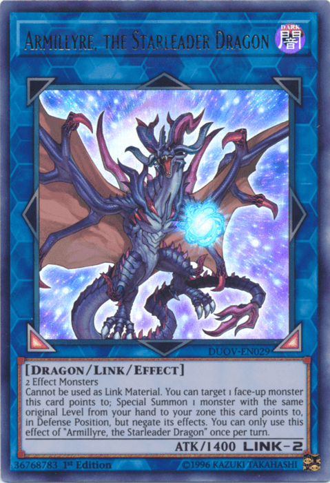 Armillyre, the Starleader Dragon [DUOV-EN029] Ultra Rare (ONLINE ORDER ONLY)