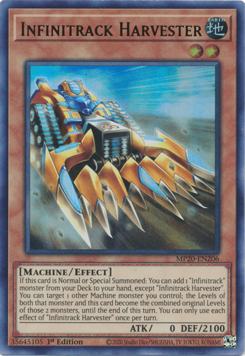 Infinitrack Harvester [MP20-EN206] Ultra Rare (ONLINE ORDER ONLY)