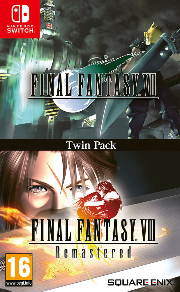 Final Fantasy VII / Final Fantasy VIII Remastered Twin Pack [European Import] (Nintendo Switch) (ONLINE ORDER ONLY)