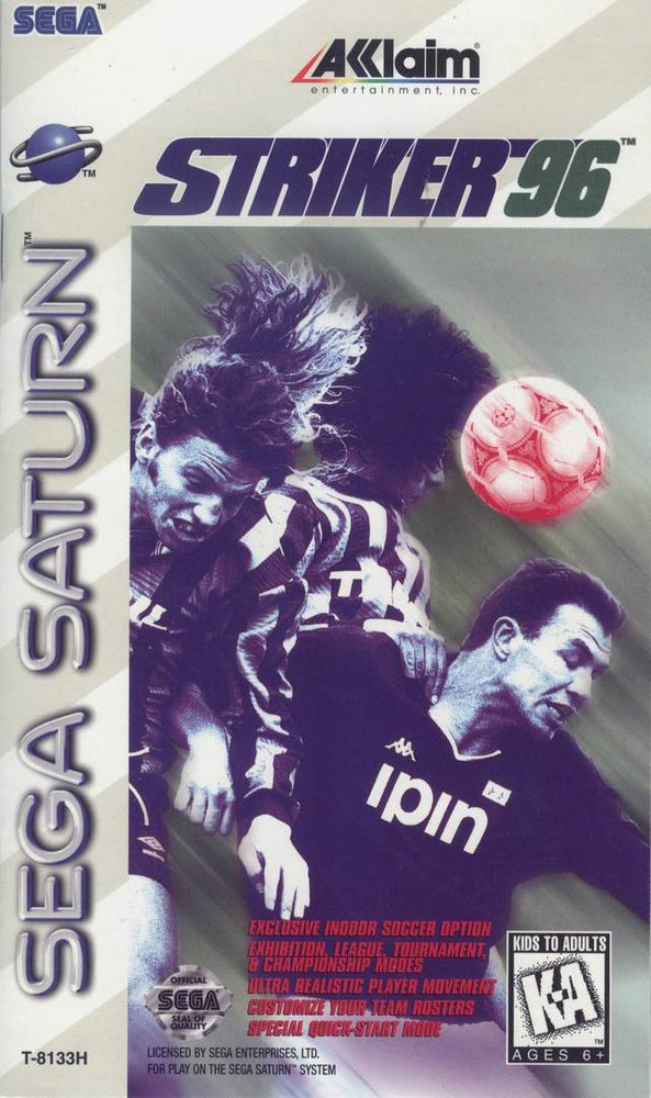 Striker 96 (Sega Saturn) (ONLINE ORDER ONLY)