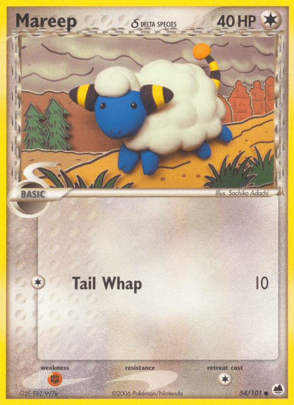 Mareep (54/101) (Delta Species) [EX: Dragon Frontiers] (Online Only)