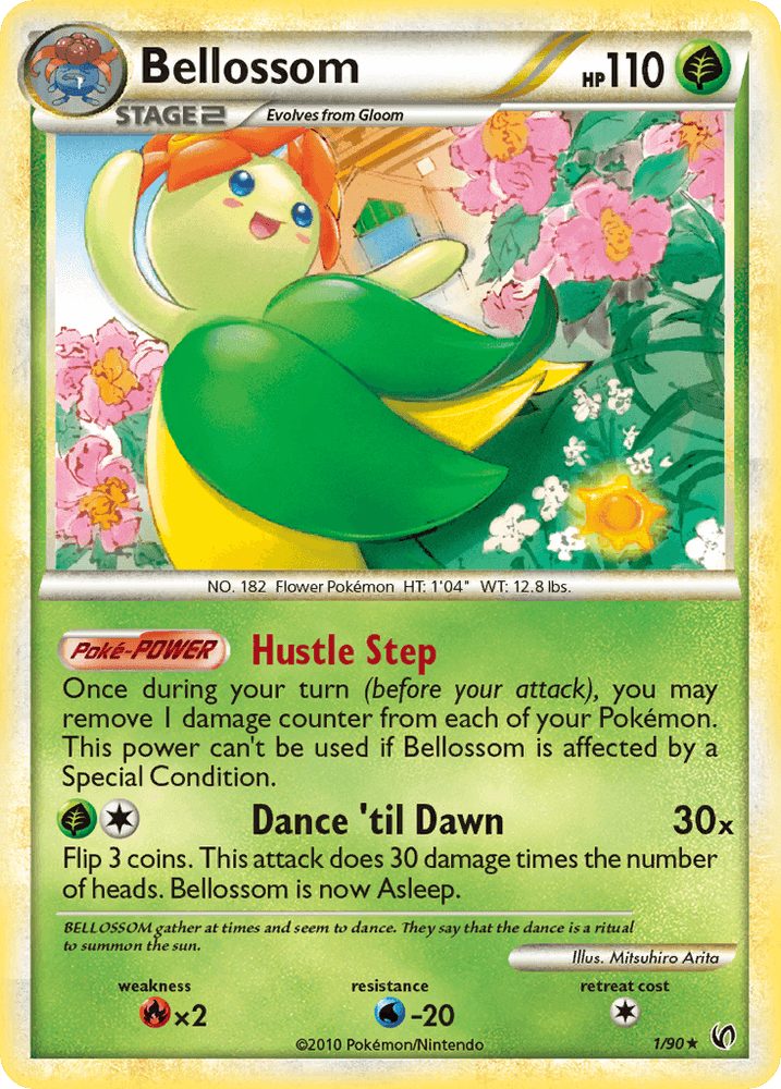 Bellossom (1/90) [HeartGold & SoulSilver: Undaunted] (Online Only)