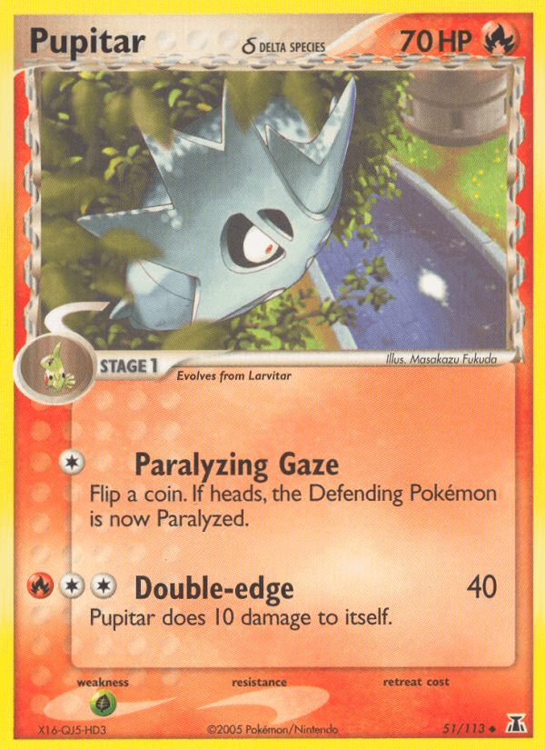 Pupitar (51/113) (Delta Species) [EX: Delta Species] (Online Only)