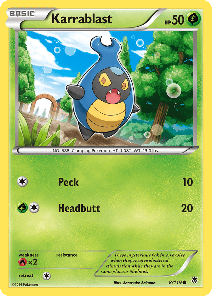 Karrablast (8/119) [XY: Phantom Forces] (Online Only)