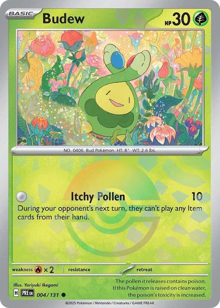 Budew (004/131) (Poke Ball Pattern) [Scarlet & Violet: Prismatic Evolutions] (Online Only)
