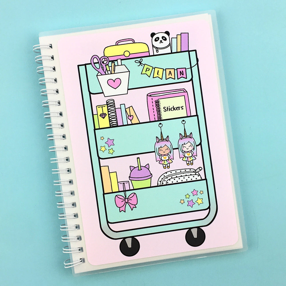 Planner Cart Reusable Sticker Book (ONLINE ORDER ONLY)
