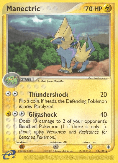 Manectric (39/109) [EX: Ruby & Sapphire] (Online Only)