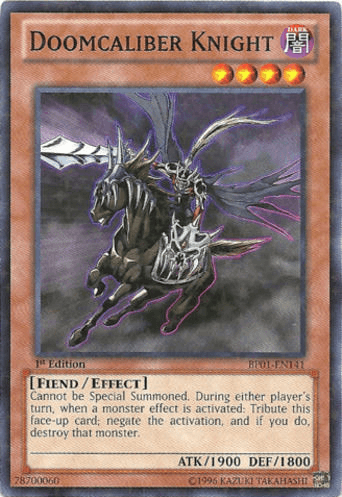 Doomcaliber Knight [BP01-EN141] Starfoil Rare (ONLINE ORDER ONLY)