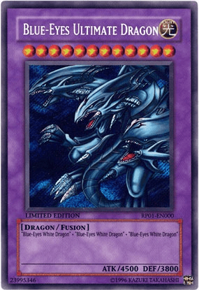 Blue-Eyes Ultimate Dragon [RP01-EN000] Secret Rare (ONLINE ORDER ONLY)
