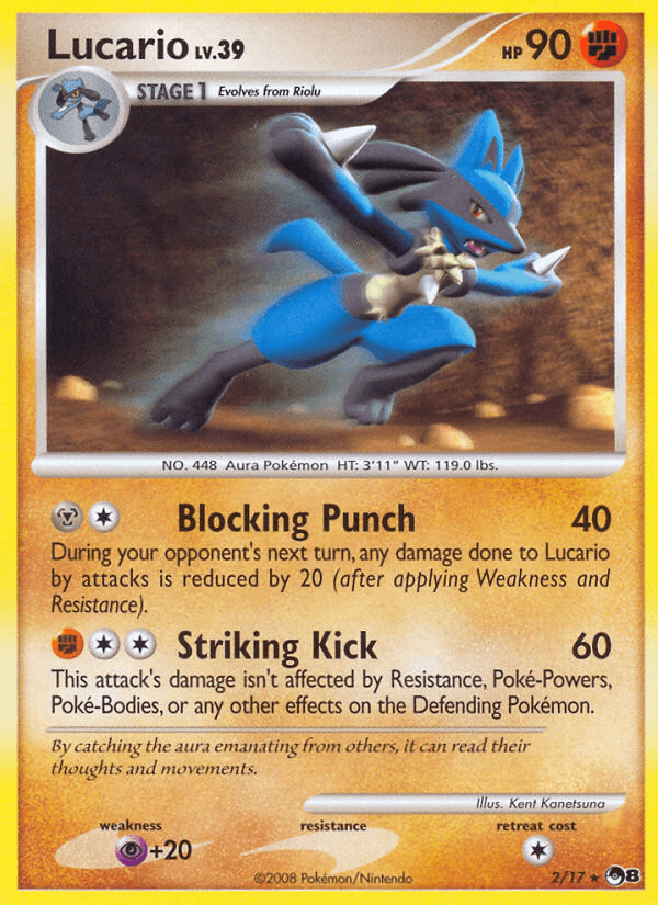 Lucario (2/17) [POP Series 8] (Online Only)
