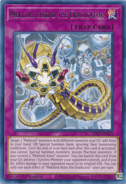 Meklord Astro the Eradicator [LED7-EN022] Rare (ONLINE ORDER ONLY)