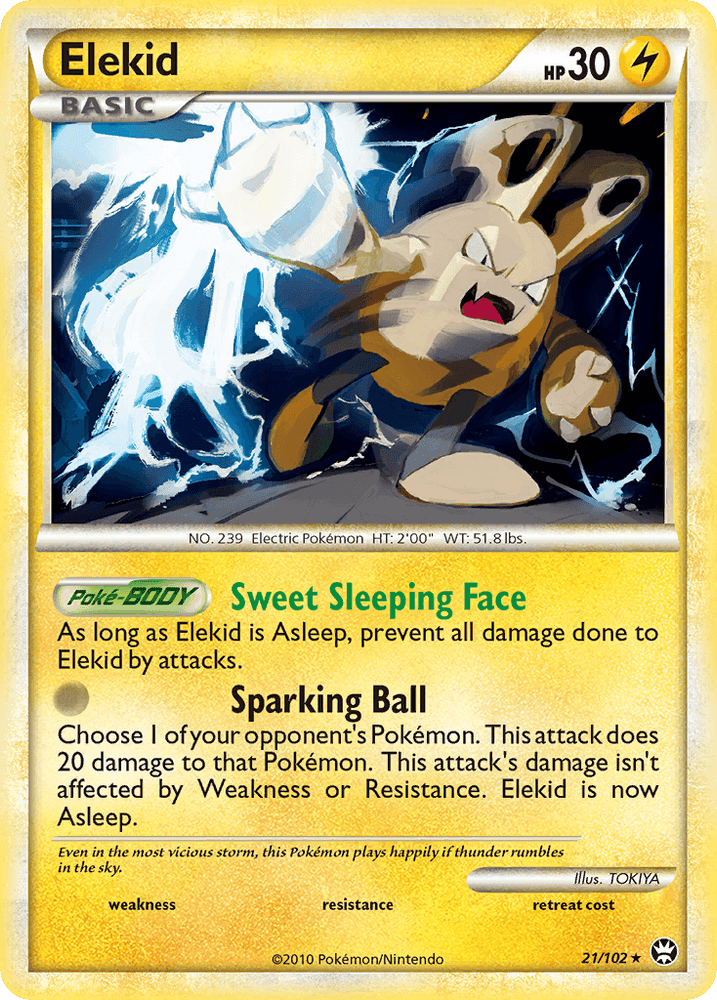 Elekid (21/102) [HeartGold & SoulSilver: Triumphant] (Online Only)