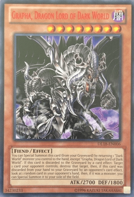 Grapha, Dragon Lord of Dark World (Red) [DL18-EN006] Rare (ONLINE ORDER ONLY)
