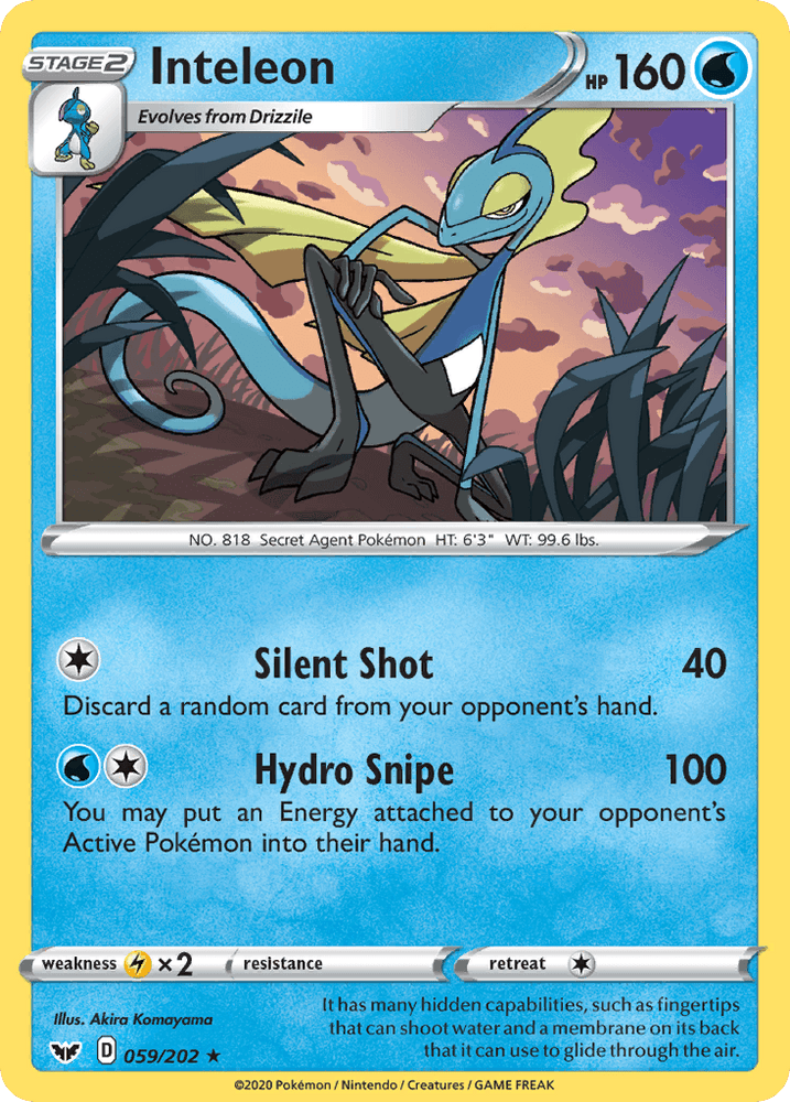 Inteleon (059/202) [Sword & Shield: Base Set] (Online Only)