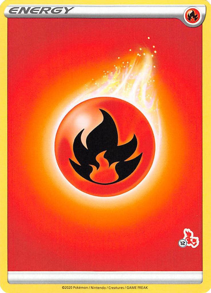 Fire Energy (Cinderace Stamp #12) [Battle Academy 2022] (Online Only)