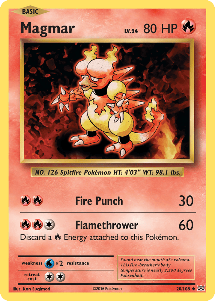 Magmar (20/108) [XY: Evolutions] (Online Only)