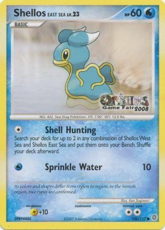 Shellos East Sea (106/132) (Origins Game Fair 2008) [Nintendo: Black Star Promos] (Online Only)