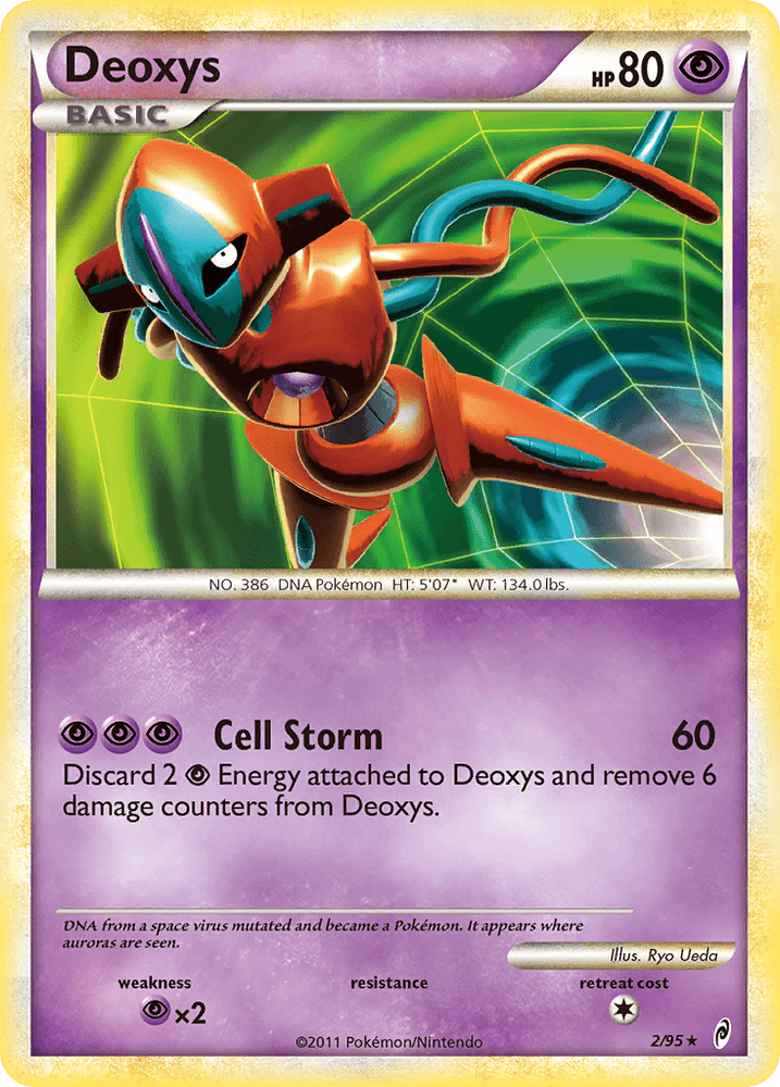 Deoxys (2/95) [HeartGold & SoulSilver: Call of Legends] (Online Only)
