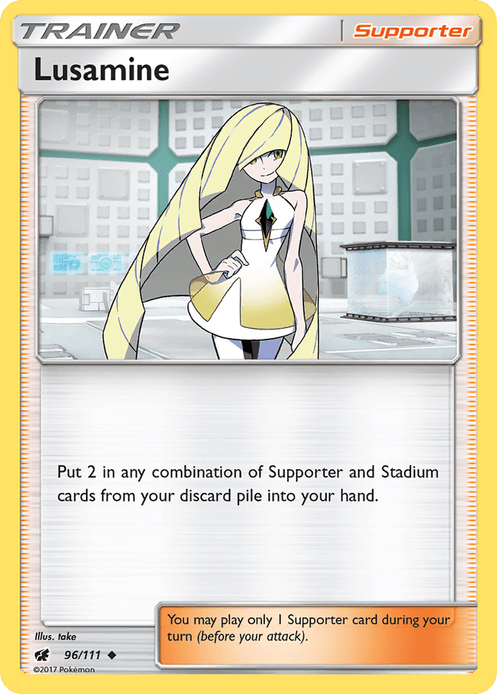 Lusamine (96/111) [Sun & Moon: Crimson Invasion] (Online Only)