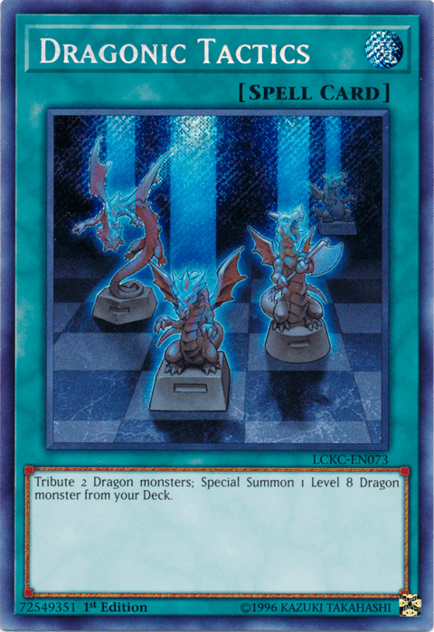 Dragonic Tactics [LCKC-EN073] Secret Rare (ONLINE ORDER ONLY)