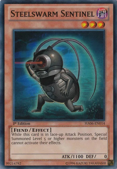 Steelswarm Sentinel [HA06-EN014] Super Rare