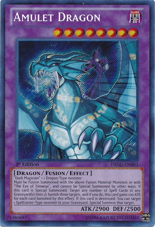 Amulet Dragon [DRLG-EN003] Secret Rare (ONLINE ORDER ONLY)
