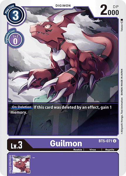 Guilmon [BT5-071] [Battle of Omni] (ONLINE ORDER ONLY)
