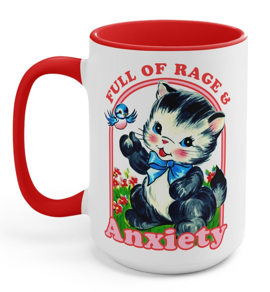 Full Of Rage And Anxiety Kitty Mug (ONLINE ORDER ONLY)
