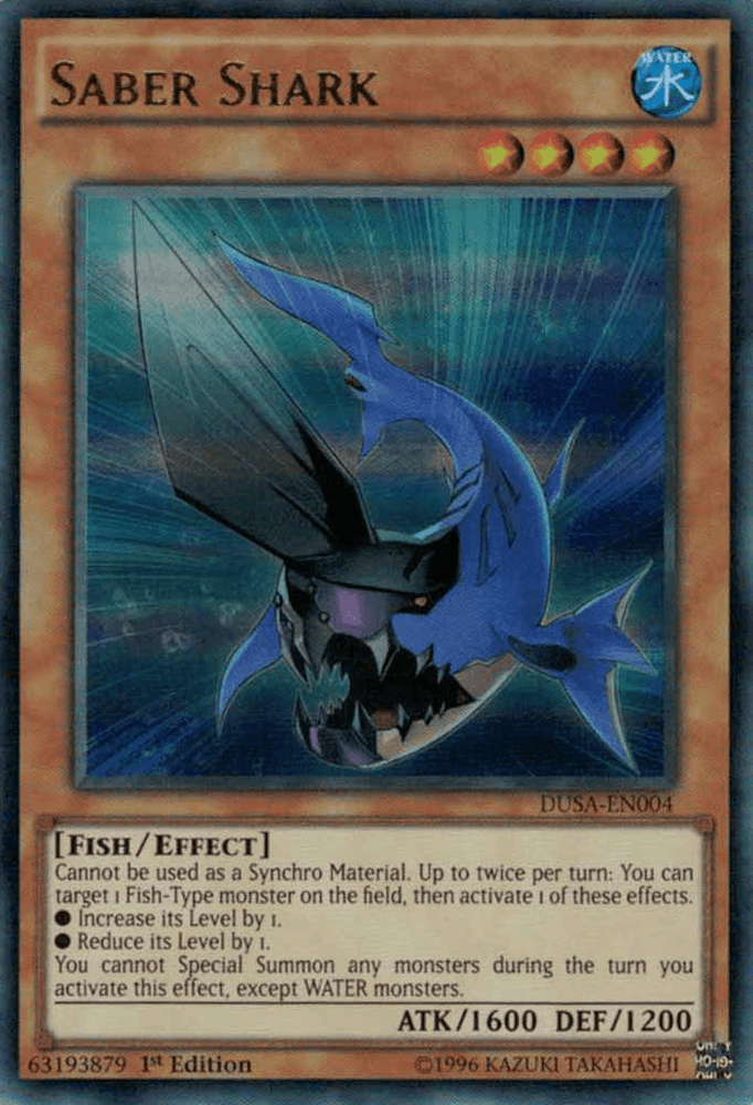 Saber Shark [DUSA-EN004] Ultra Rare (ONLINE ORDER ONLY)