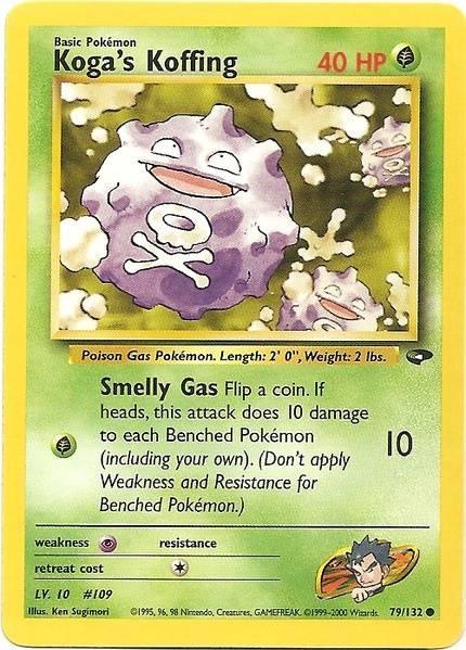 Koga's Koffing (79/132) [Gym Challenge Unlimited] (Online Only)