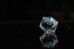Legacy of Blue Eyes Liquid Core Dice Set - Silver (ONLINE ORDER ONLY)