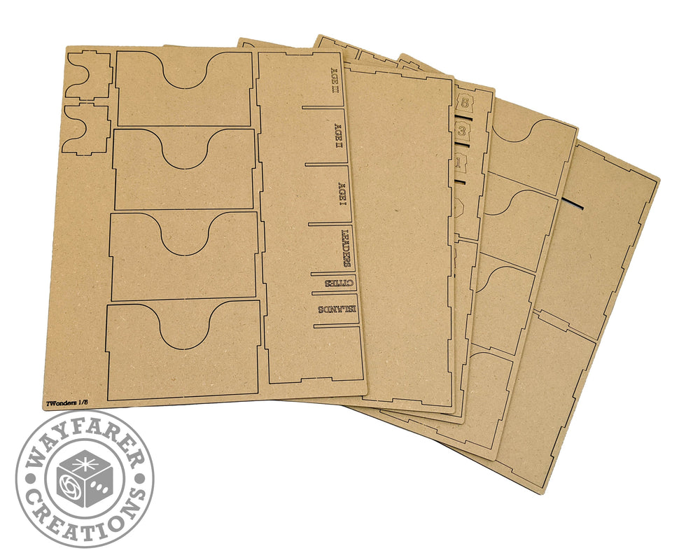 7 Wonders Board Game Organizer Insert (ONLINE ORDER ONLY)