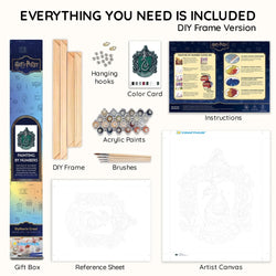Slytherin Crest - Paint By Numbers Kit (ONLINE ORDER ONLY)