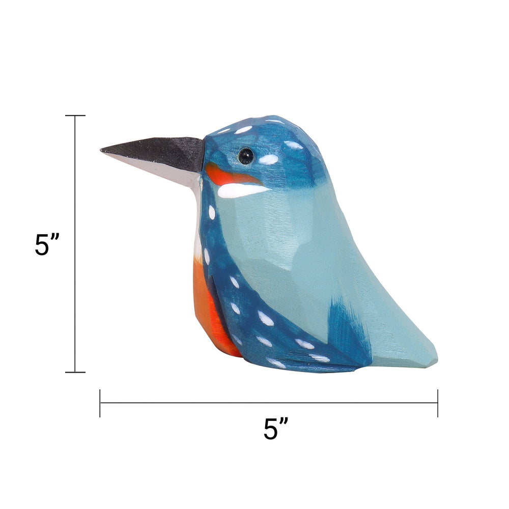 Hand-Carved Wooden Bird Figurine – Hummingbird (ONLINE ORDER ONLY)