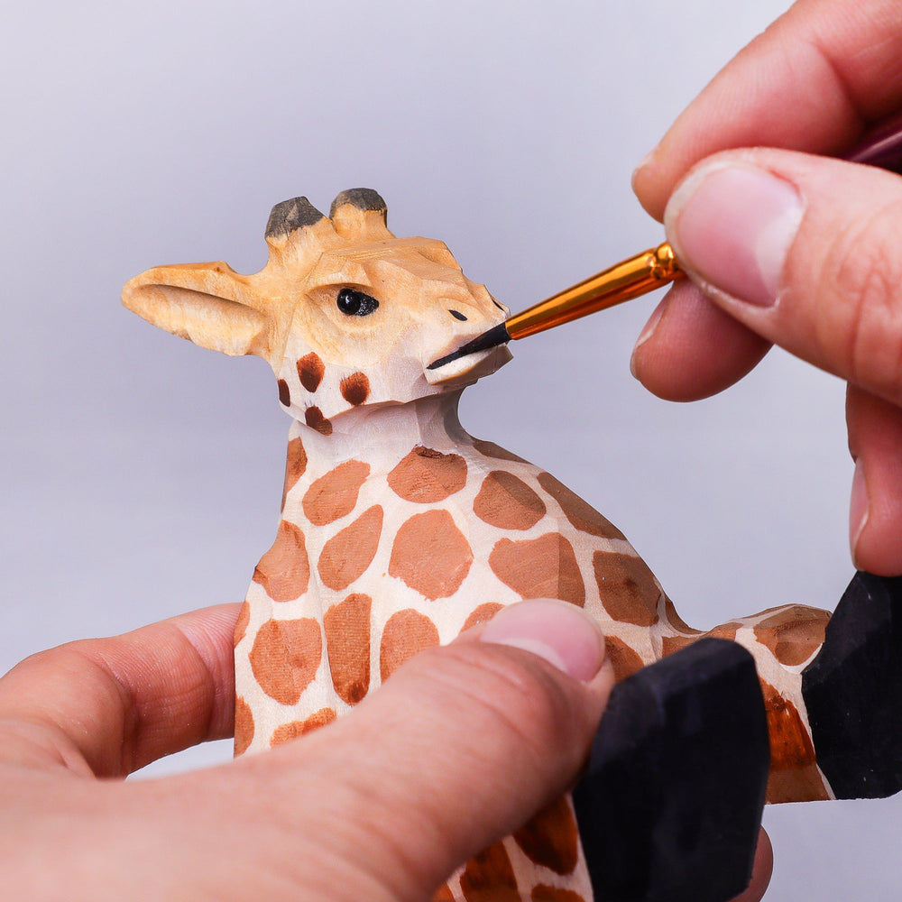 Paint Your Own Wood Carved Giraffe DIY Painting Kit (ONLINE ORDER ONLY)