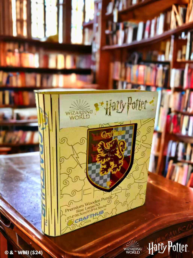 Harry Potter - Gryffindor Crest - House Prides Wooden Jigsaw Puzzle (Online Order Only)