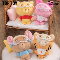 [In Stock] MINISO Disney Squinting Sleepwear Series Plush Keychains Gift Blind Box (ONLINE ORDER ONLY)