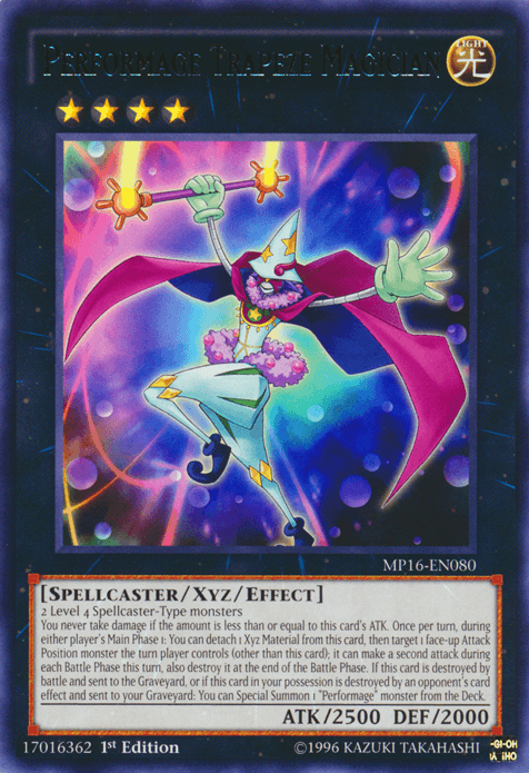 Performage Trapeze Magician [MP16-EN080] Rare (ONLINE ORDER ONLY)