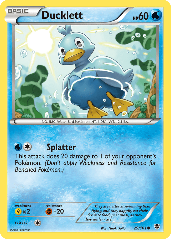 Ducklett (29/101) [Black & White: Plasma Blast] (Online Only)